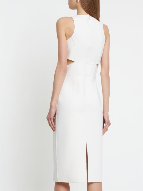 Michael Kors Collection: Midikleid aus Wollmischkrepp