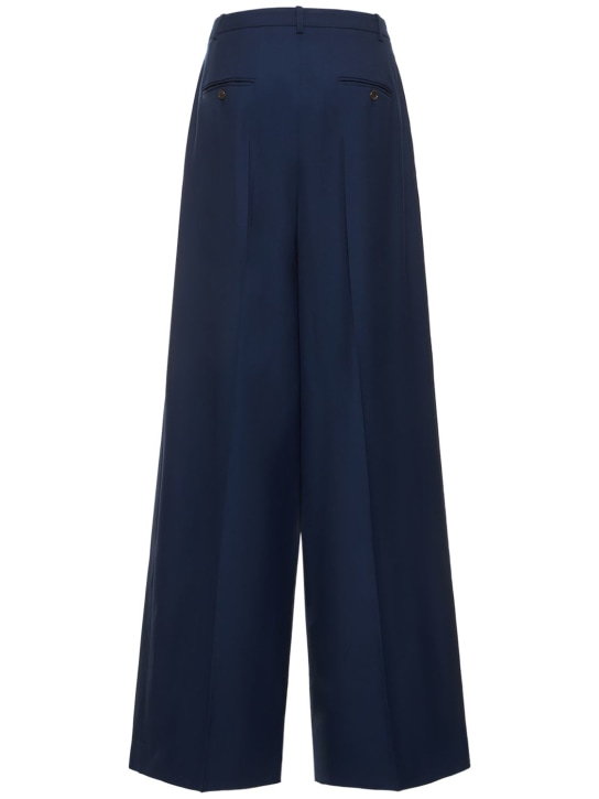 Michael Kors Collection: Pantaloni larghi in gabardina di lana