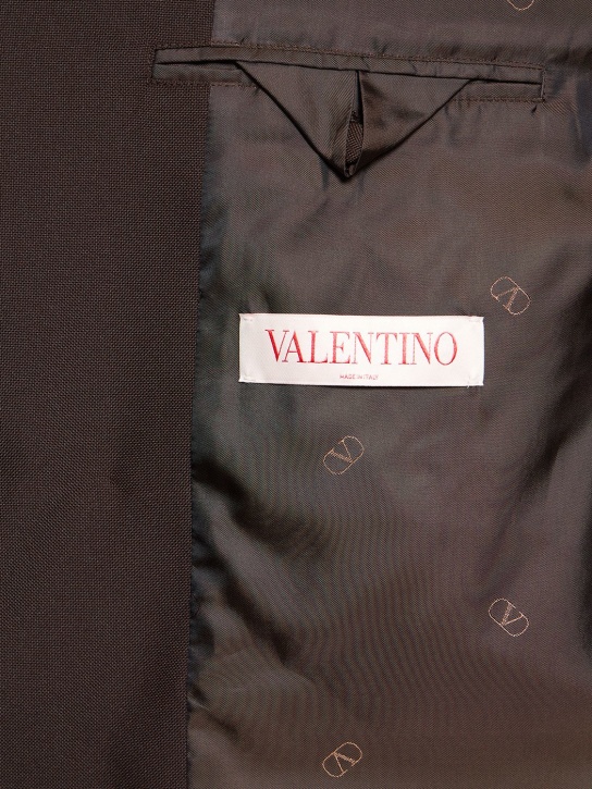 Valentino: Veste plissée à double boutonnage