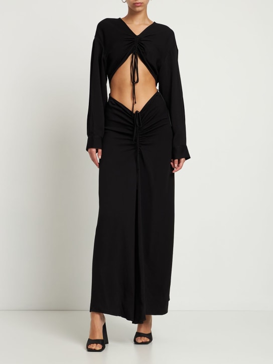 Christopher Esber - Vestido de jersey con aberturas