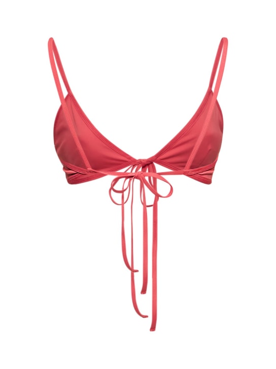 Christopher Esber: Top bikini con laccini da annodare