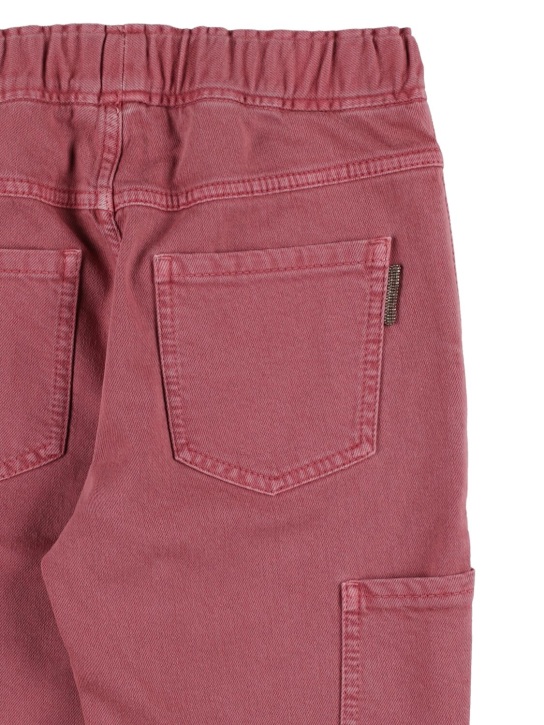 Brunello Cucinelli: Pantalon en coton Crispy