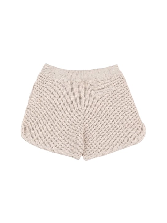 Brunello Cucinelli: Shorts in cotone con impunture