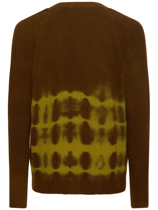 The Elder Statesman: Cardigan in maglia di cashmere tie dye