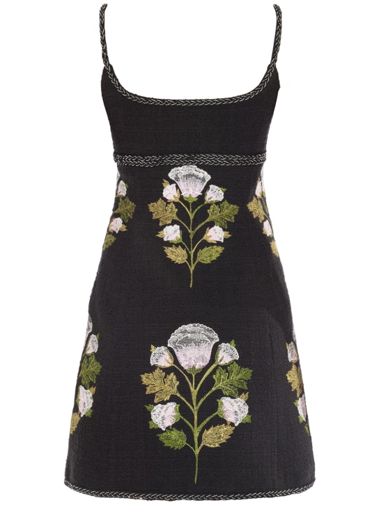 Giambattista Valli: Robe courte en bouclé brodé