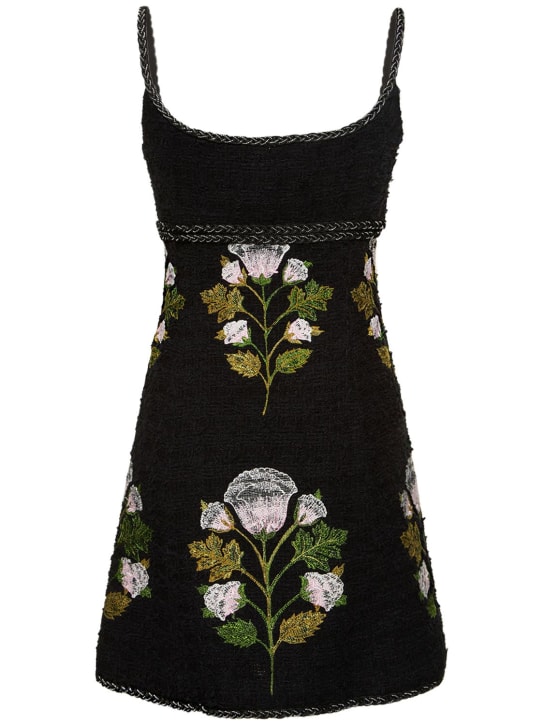 Giambattista Valli: Robe courte en bouclé brodé