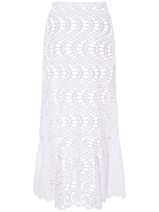 Giambattista Valli: Falda midi de macramé