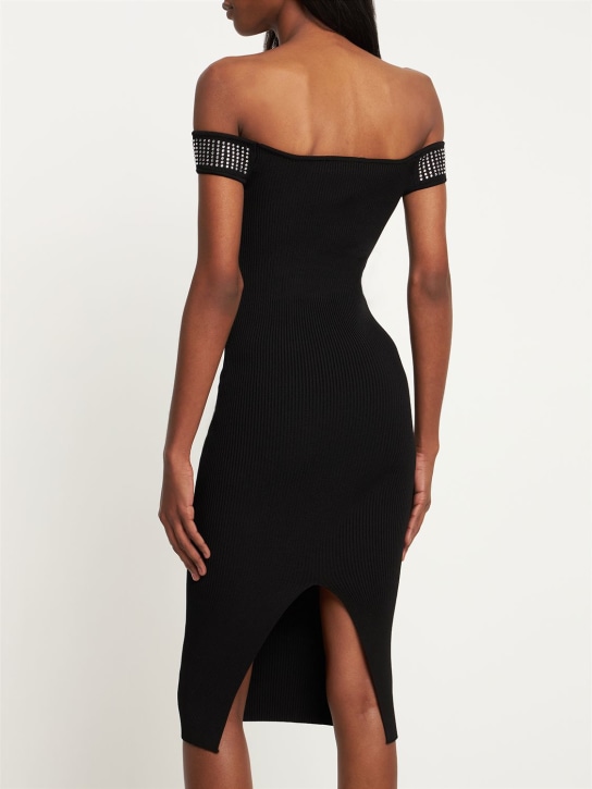Giuseppe Di Morabito: Embellished knit midi dress