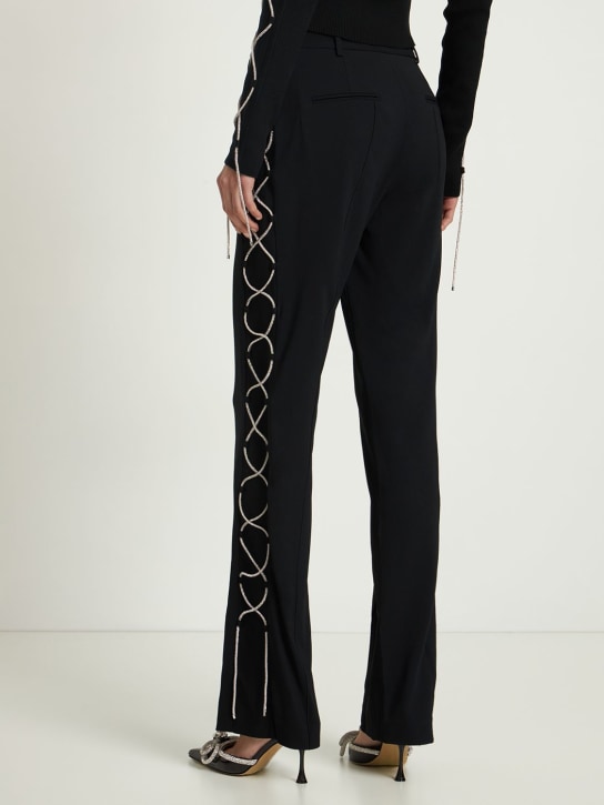 Giuseppe Di Morabito: Pantalones de satén envers stretch
