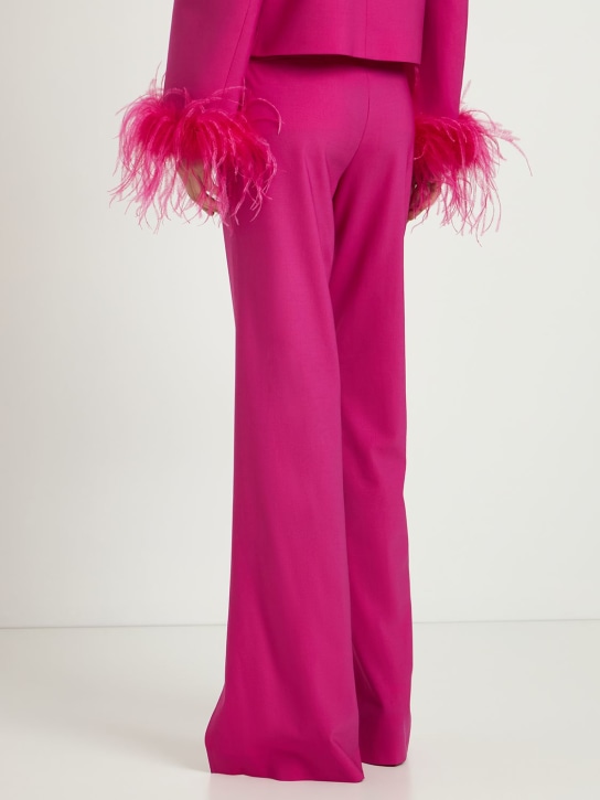 Giuseppe Di Morabito: Double twisted wool pants w/slits