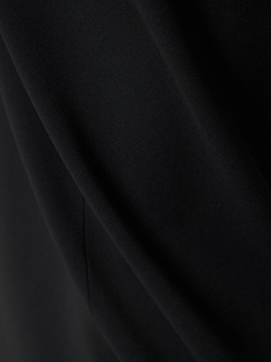 Giuseppe Di Morabito: Jupe midi en satin envers cady avec fente