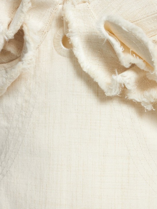 Jacquemus: KLEID AUS KREPP „LA ROBE SORBETTO“