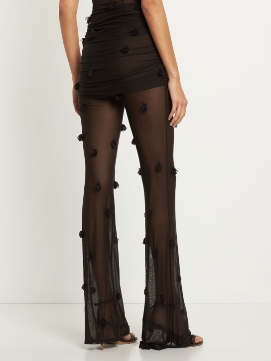 Jacquemus: Hose aus Mesh „Le Pantalon Espelho“