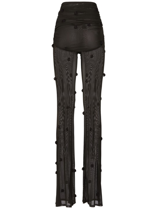 Jacquemus: Hose aus Mesh „Le Pantalon Espelho“