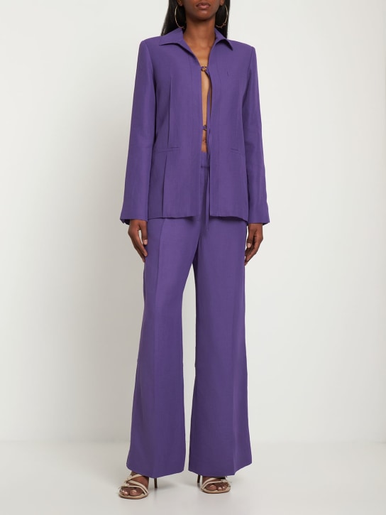 Jacquemus - Pantalon large en crêpe Le Pantalon Banha