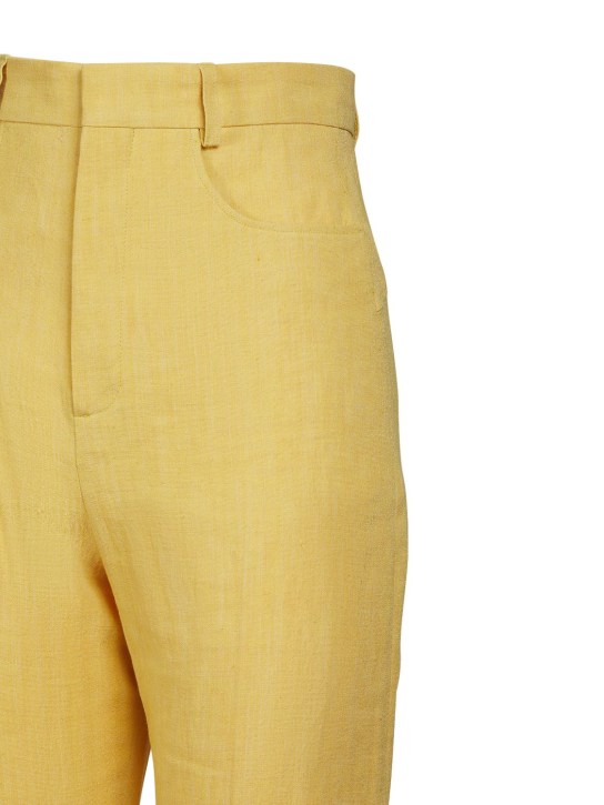 Jacquemus: Pantaloni vita alta Le Pantalon Sauge in twill