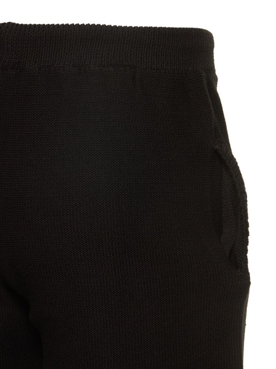 FLÂNEUR: STRICK-SHORTS AUS BAUMWOLLMISCHUNG