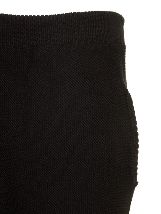 FLÂNEUR: STRICK-SHORTS AUS BAUMWOLLMISCHUNG