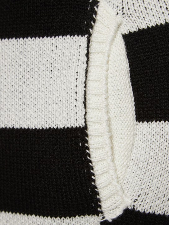 FLÂNEUR: Cotton blend knit shorts