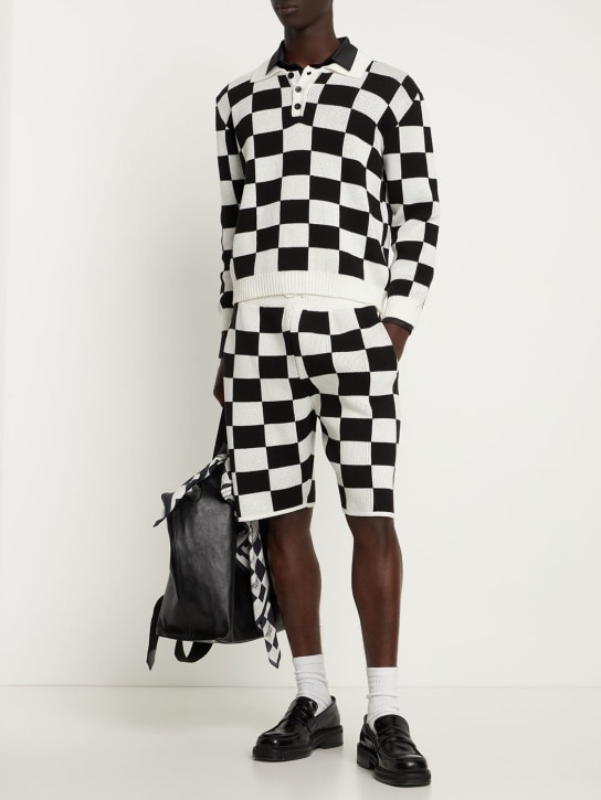 FLÂNEUR - Shorts in maglia di misto cotone