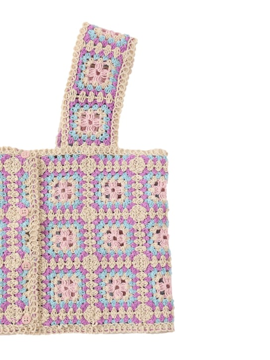 Stella McCartney Kids - Top in maglia crochet