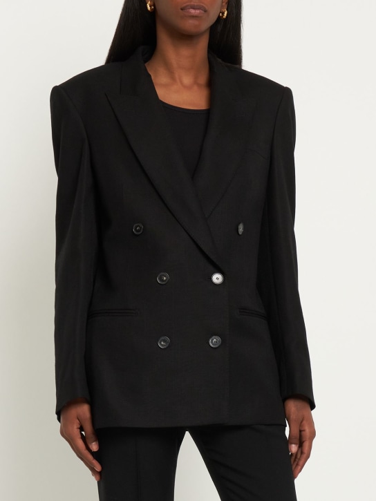 Stella McCartney: Giacca oversize in crepe di viscosa