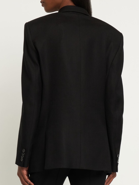 Stella McCartney: Giacca oversize in crepe di viscosa