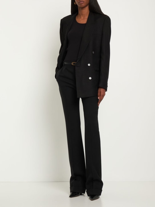 Stella McCartney - Giacca oversize in crepe di viscosa
