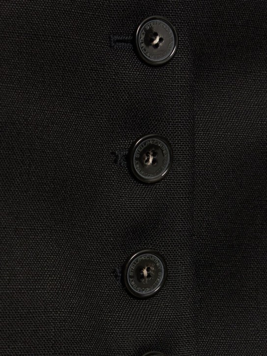 Stella McCartney: Weste aus Viskosecanvas