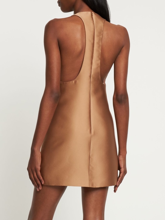 Valentino: Techno duchesse mini dress