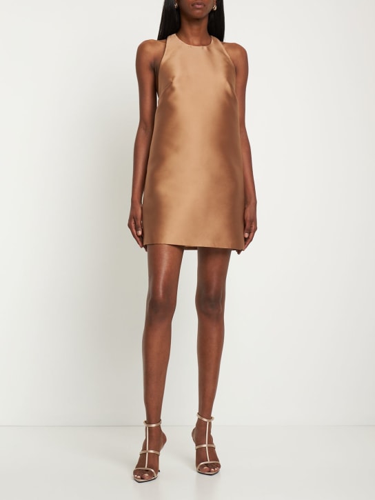 Valentino - Techno duchesse mini dress