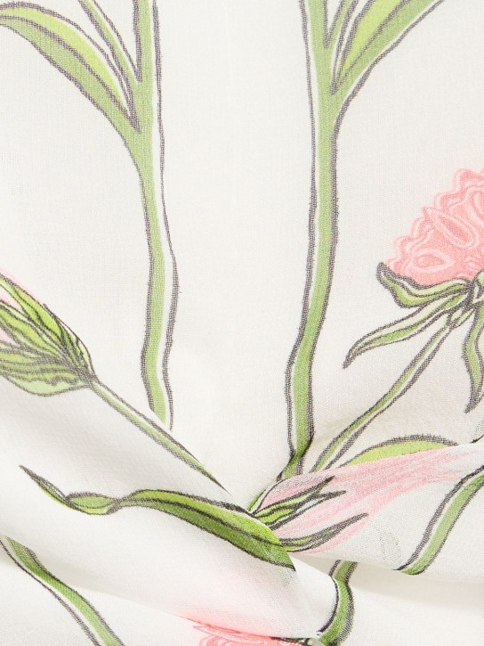 Giambattista Valli: Top corto de seda georgette
