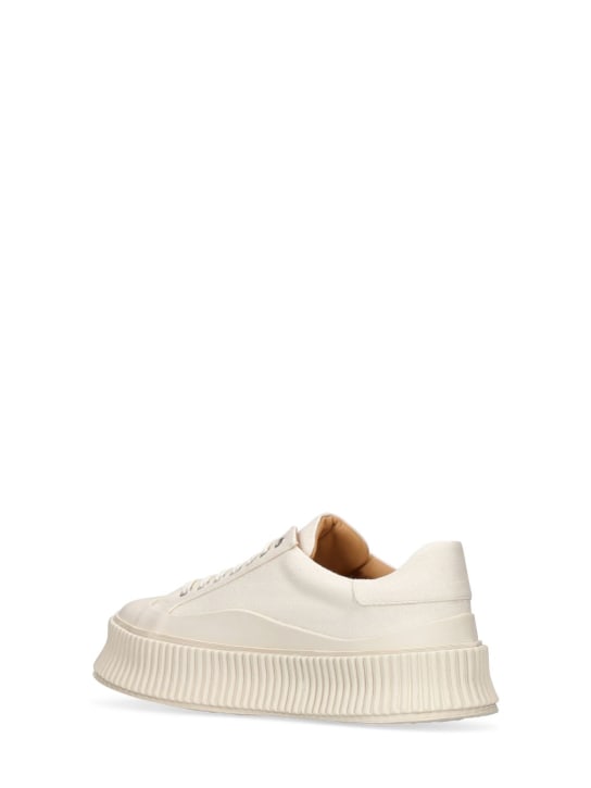 Jil Sander: Sneakers en toile vulcanisée 40 mm