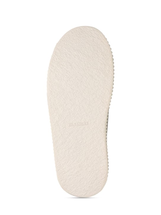 Jil Sander: Sneakers en toile vulcanisée 40 mm