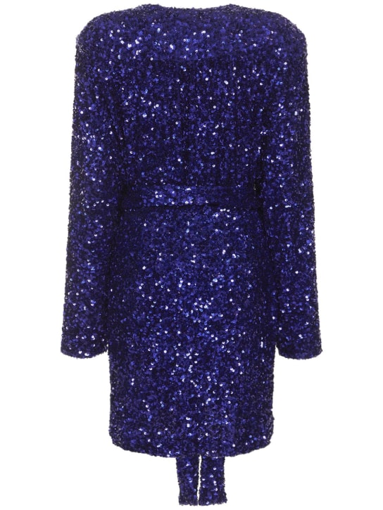 Rotate: Robe courte portefeuille Samantha
