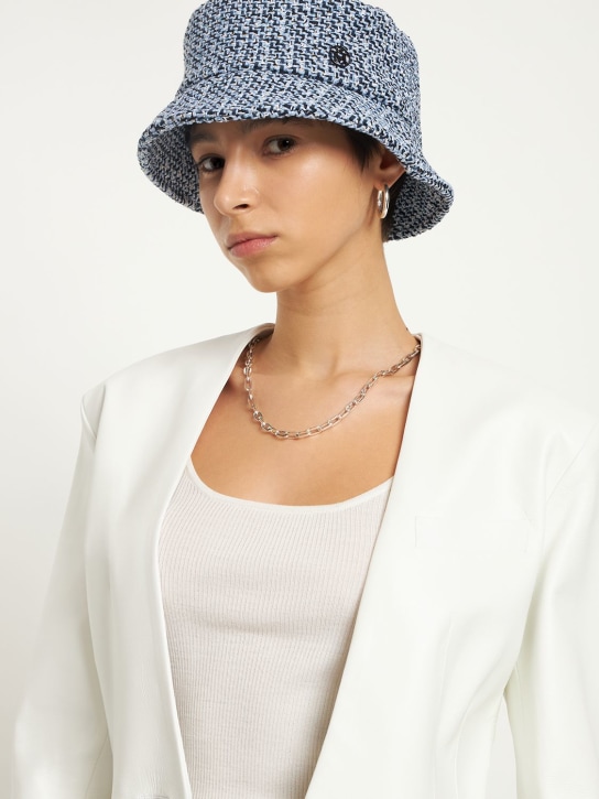 Maison Michel - FISCHERHUT AUS TWEED "AXEL SUMMER"