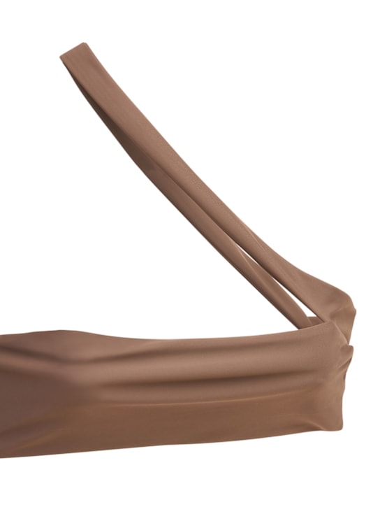 Jade Swim: Halo one shoulder bikini top