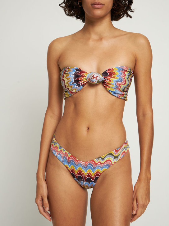 Fella Swim: Haut de bikini imprimé Hunter