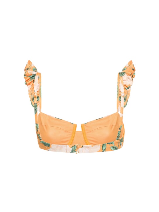 Agua By Agua Bendita: BIKINI-OBERTEIL MIT DRUCK „KIWI“