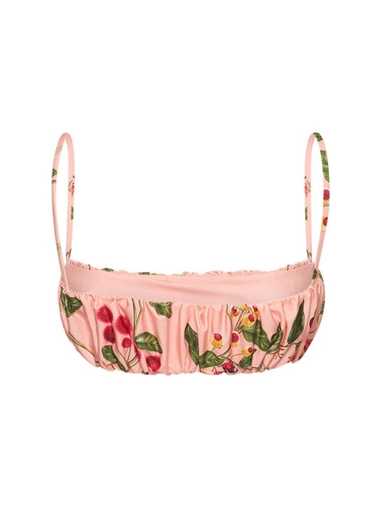 Agua By Agua Bendita: Top de bikini estampado