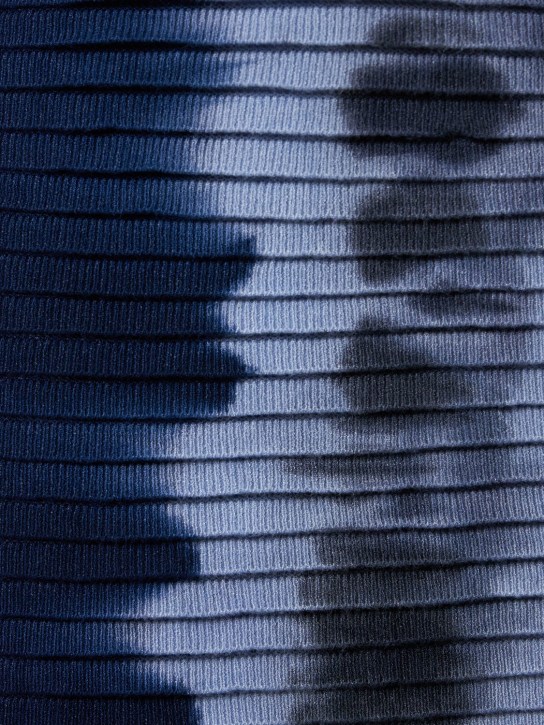 ALTUZARRA: Mosiya pleated tie dye jersey long skirt