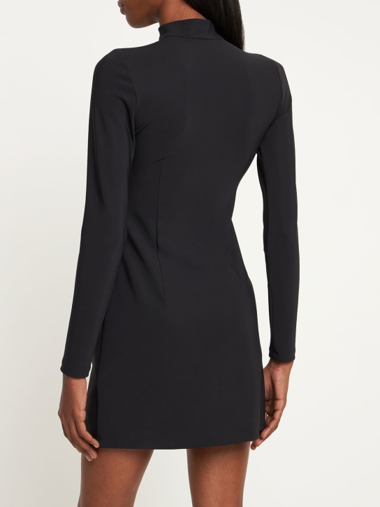 Coperni: Robe courte hybride en laine et jersey