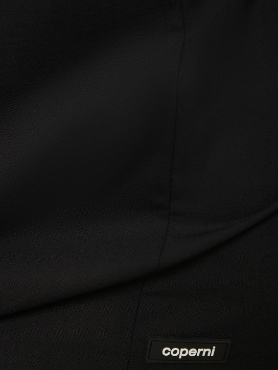 Coperni: Robe courte hybride en laine et jersey