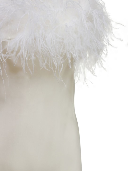 Sleeper: Robe midi en lin et plumes Brigitte