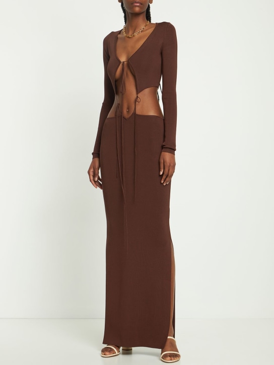 Aya Muse - Langes Kleid aus Viskose „Lapponi“