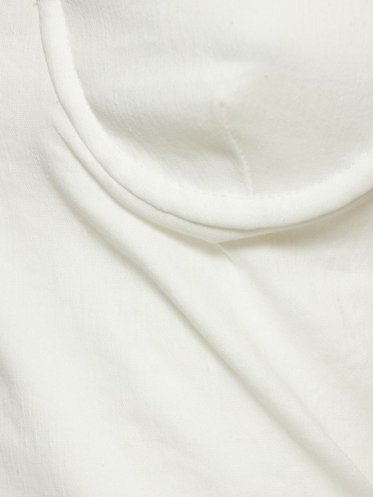 Anemos: Balconette stretch linen blend dress