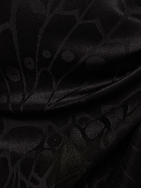 ANINE BING: Vestito Freja in seta jacquard