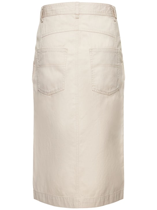 Marant Etoile: Jupe midi en coton Prime