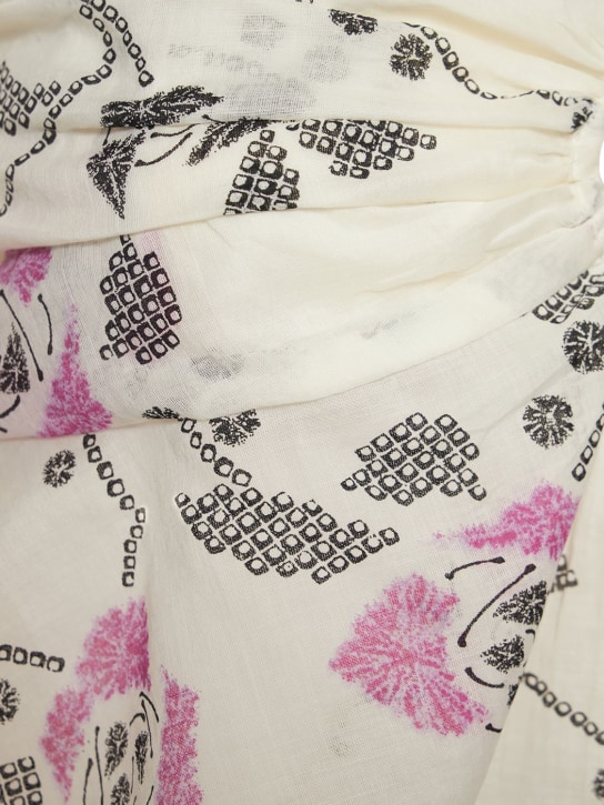 Marant Etoile: Top Gabao in cotone stampato