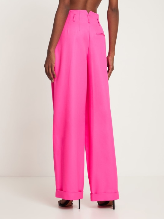 Dundas: Frankie hi-waist wool tuxedo pants